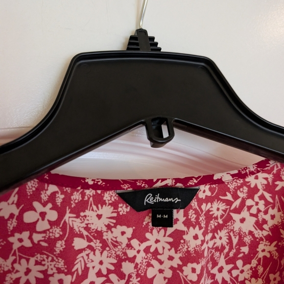 Reitmans Red Floral Mini Dress - Picture 5 of 9